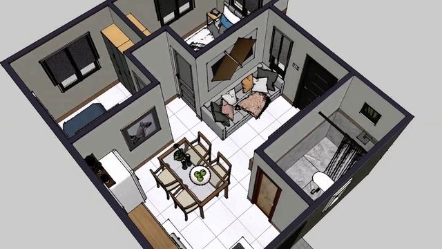5x6 Meters Small House Design