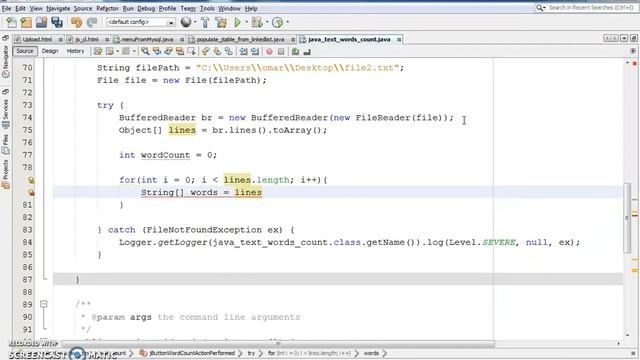 Java Tutorial - How to Count Words in a Text File Using Java | With Source Code смотреть онлайн