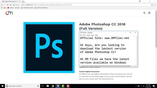 Adobe Photoshop CC 2018 Full Version Direct Download смотреть онлайн