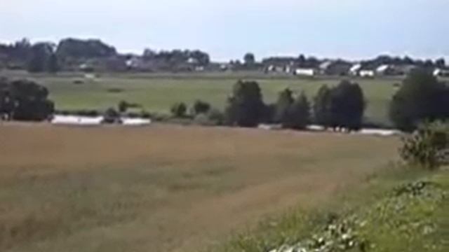 Летний пейзаж , вид на деревню Голубино и реку Северка, Домодедовский район (08.08.06) смотреть онлайн