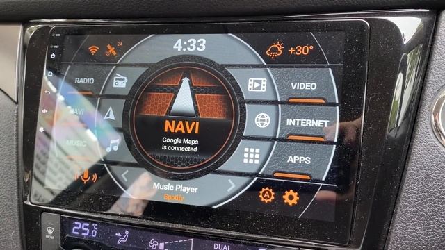 Google Map Integrated with Agama Car Launcher смотреть онлайн