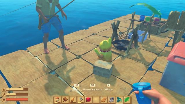 ПЫТАЕМСЯ ВЫЖИТЬ В ОТКРЫТОМ ОКЕАНЕ!!! ВЫЖИВАЕМ В RAFT!!! смотреть онлайн