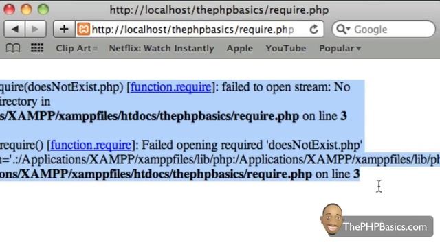 Tutorial 9 - PHP Require смотреть онлайн