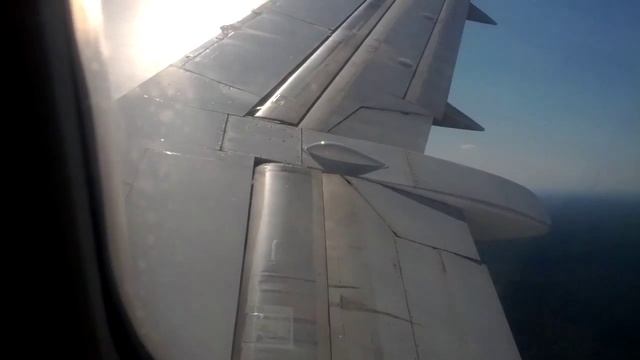 Boeing 737-500. Заход на посадку.