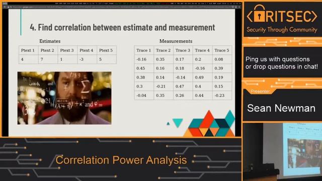 Correlation Power Analysis - Sean Newman смотреть онлайн