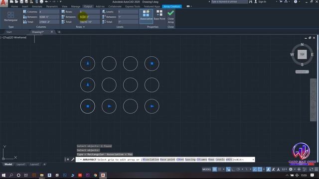 Autocad 2D/3D Tutorial:-21 Trim|Extend|Fillet|Chamfer|Blend curve|Array|Erase|Explode|Offset Comman смотреть онлайн