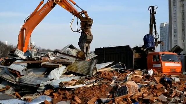 «Ершовская» - Завершается снос супермаркета Перекресток смотреть онлайн