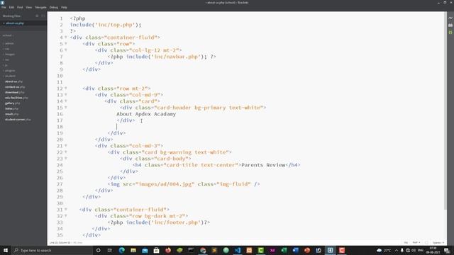 School Managment Mini Project PHP , MySql, Bootstrap : About Us Page UI #005 смотреть онлайн