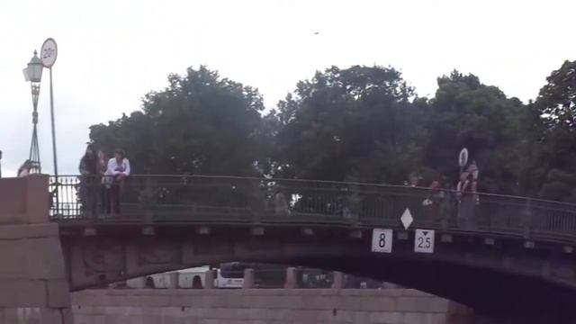 Прогулка на теплоходе по рекам и каналам Петербурга-20.08.17 смотреть онлайн