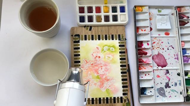 Loose Watercolour Card Making - Take Time To Play With Your Supplies!