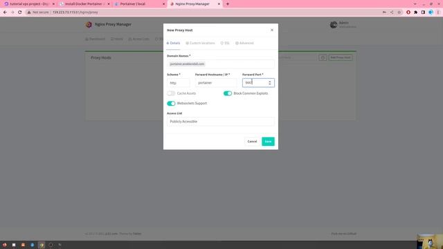 #2 Instalasi Docker, Portainer dan Nginx Proxy Manager pada Server Ubuntu Digitalocean смотреть онлайн