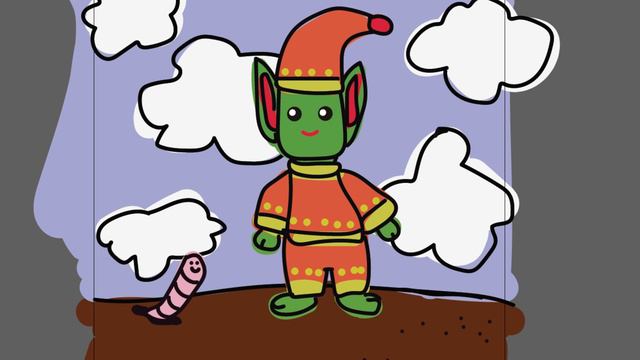 Рисуем эльфа детям часть 101 смотреть онлайн
