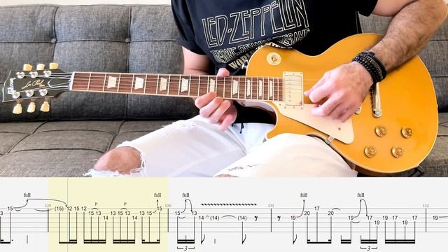 Led Zeppelin - Stairway to Heaven (Guitar Solo) | Guitar Cover | Guitar Tab | Lesson | Tutorial смотреть онлайн