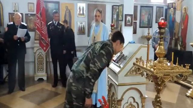 станица Старотитаровская присяга казаков от 13 10 2013 смотреть онлайн