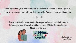 Mommy, I Love You | Happy Mother's Day | I'm Mary