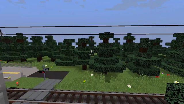 Работаю дежурным по переезду. Встретил паровоз. - Minecraft #30 смотреть онлайн