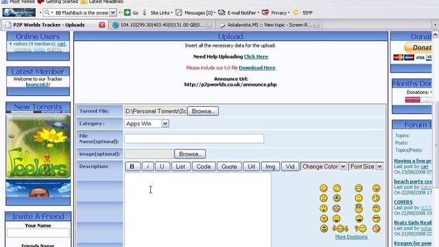 Uploading To P2P worlds tracker смотреть онлайн