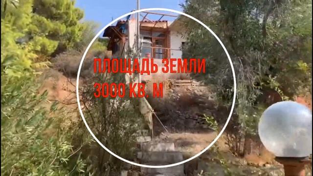 Земельный участок с 2 домами в Греции со своим пляжем смотреть онлайн