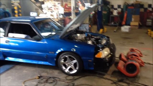 1990 Ford Mustang On3 Turbo DYNO TIME! Mustang Dyno Street Car 510 HP 531 TQ PUMP GAS! смотреть онлайн