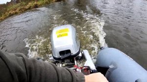 HONDA 5 ЛС 4 ТАКТА! ЗА ЧТО ТАКИЕ ДЕНЬГИ? ХОНДА РАЗОЧАРОВАЛА... ВЫТАЩИТ ЛИ ДВОИХ НА ГЛИССЕР?