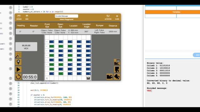 Encoded message VEXCode - VR Python - Part 3 смотреть онлайн