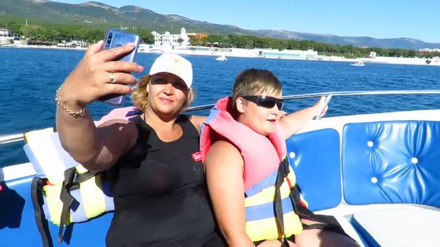 Отдых в Кабардинке.Прогулка на скоростном катере "Касатка" смотреть онлайн