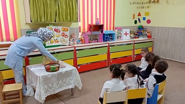 Детский сад №27 "Непоседа" г.Грозный - Открытое занятие в гр. Цыплята тема Полезные овощи и фрукты смотреть онлайн