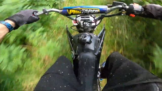 ПЕРВОЕ ЗНАКОМСТВО С ПИТБАЙКОМ - СЛЕТЕЛА ЦЕПЬ, СЛЕТЕЛ И РАЙДЕР - Что такое кросс смотреть онлайн