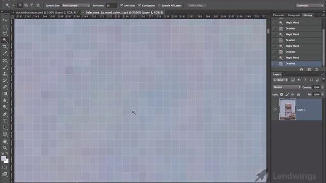 26 Продвинутое использование волшебной палочки Photoshop CS6 смотреть онлайн