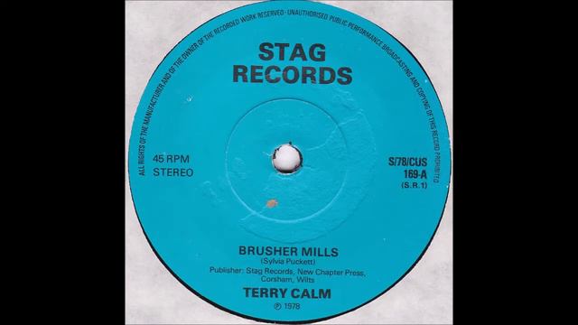 Terry Calm - Brusher Mills / My Cheri (7" 45rpm Vinyl Record) 1978 смотреть онлайн