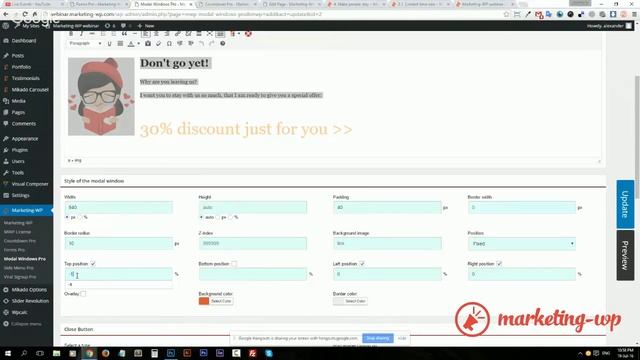Setup exit intent popup смотреть онлайн