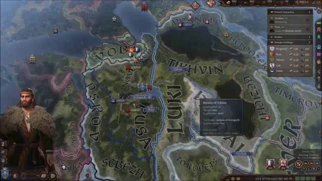 Crusader Kings 3 - Rurikid Dynasty - The Norse King of Russia смотреть онлайн