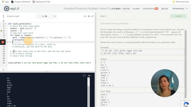 Psudocode to Python Word Count смотреть онлайн