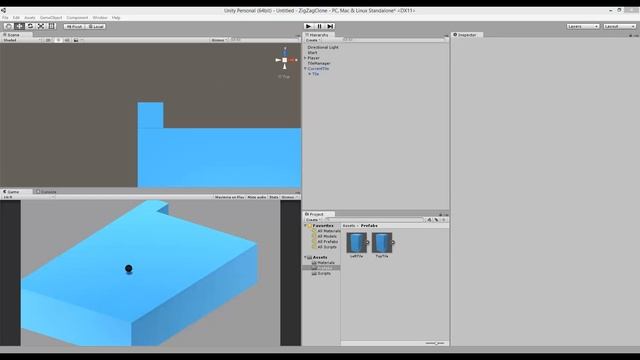 4. Unity 5 tutorial: Simple Endless Runner - Making it random смотреть онлайн