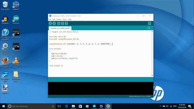 How to Connect an I2C Lcd Display to an Arduino Uno Tutorial смотреть онлайн