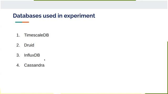 Performance Study of Time Series Databases смотреть онлайн