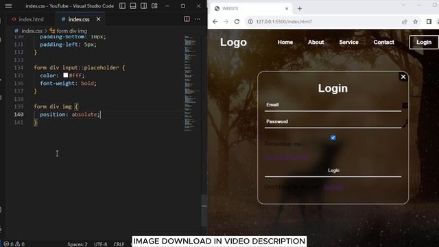 How To Make A Website With Login And Register | Html CSS and JavaScript смотреть онлайн