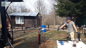 Винтовые сваи для бани. Фундамент для бани.