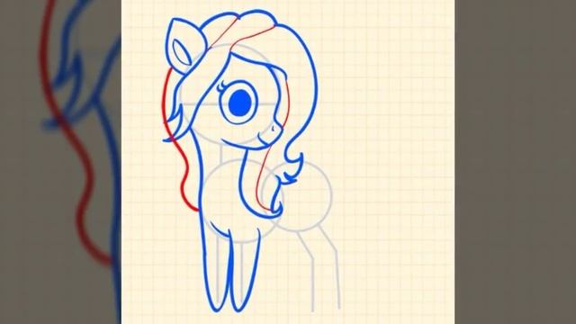 Как легко нарисовать пони смотреть онлайн