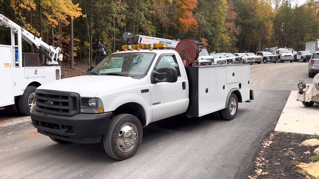 2004 Ford F550 Mechanics Crane Truck, 4x4, 135k, Autocrane 6406H, 1 Owner. смотреть онлайн