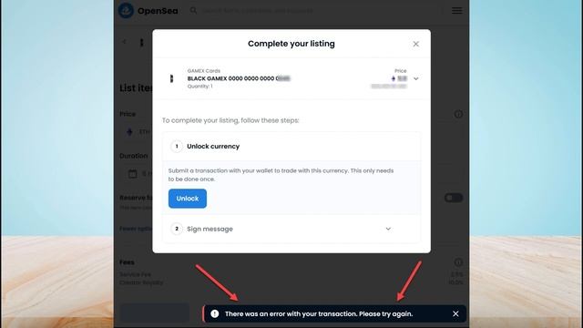 New Method: Fix Unlock Currency Transaction Error on OpenSea | opensea unlock currency not working смотреть онлайн