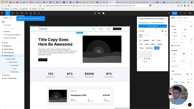最新神級插件 Figma to Webflow plugin (HTML, CSS and Website) смотреть онлайн