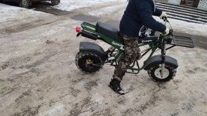 Самодельный мотоцикл,минибайк