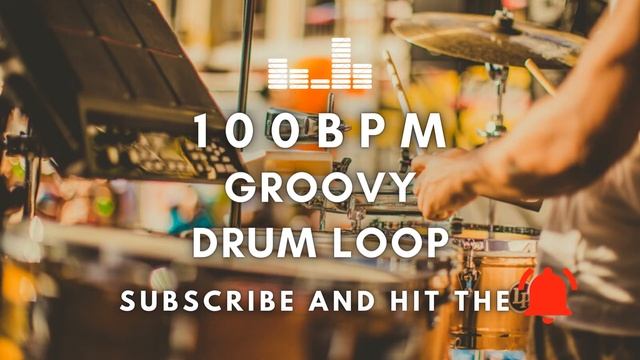 Groovy Drum Loop 100 BPM [Practice Tool + Free Download] смотреть онлайн