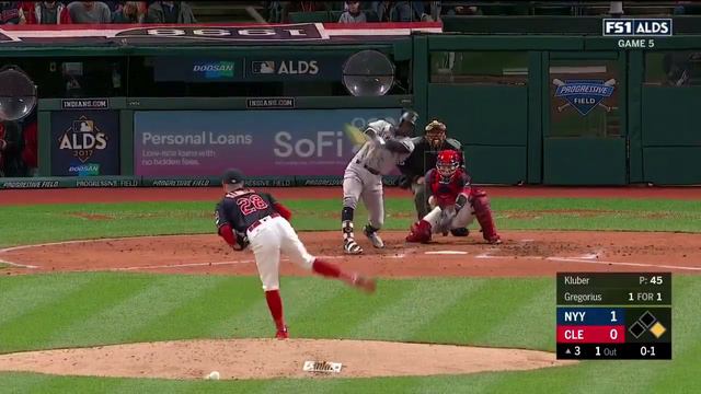 Didi Gregorius 2nd Homerun of Game vs Indians | Yankees vs Indians Game 5 ALDS смотреть онлайн