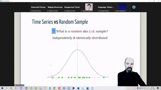 Time Series Econometrics, Lecture 1 (17.01.22) смотреть онлайн