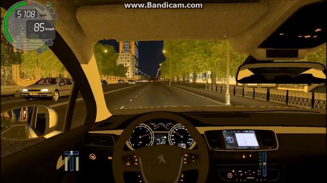 City Car Driving 1.5.2 - Peugeot 508 смотреть онлайн