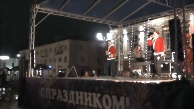 Старая Русса. Новый год. Площадь. 2023г. смотреть онлайн