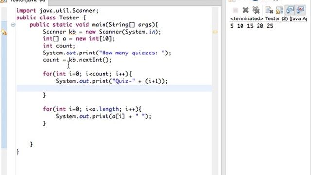 Java Lesson 39 - Partially filled arrays смотреть онлайн