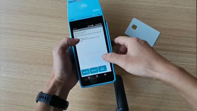 KS8223 Android POS Terminal Test demo смотреть онлайн